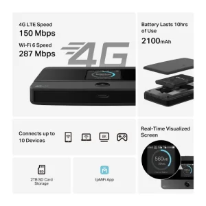 TP-Link M7352 150Mbps 4G LTE Mobile Wi-Fi - obrázek 4