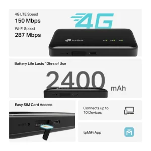 TP-Link M7005 150Mbps 4G LTE Mobile Wi-Fi - obrázek 4
