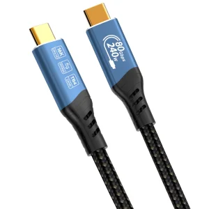 PremiumCord USB4™ Version2.0 80Gbps 16K@60Hz 240W Thunderbolt 3 a 4 kabel 1,2m - obrázek 8