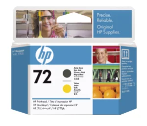 Inkoustová náplň HP 72 matná černá a žlutá C9384A