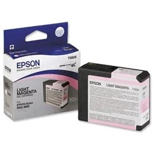 Inkoustová náplň Epson T580 purpurová světlá 80 ml