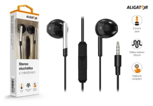 ALIGATOR AE008/Stereo/Jack/Drát/Černá - obrázek 2