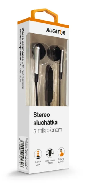 ALIGATOR AE008/Stereo/Jack/Drát/Černá - obrázek 4