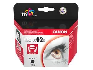 Inkoustová náplň Canon BC-02 černá TB