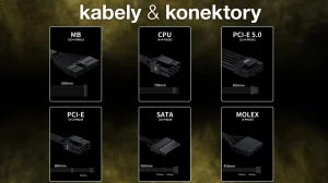 EVOLVEO G1000/1000W/ATX 3.0/80PLUS Gold/Modular - obrázek 7