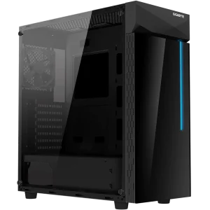 GIGABYTE AORUS C200/Midi Tower/Transpar./Černá