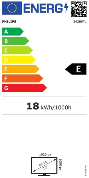 24" LED Philips 242B9TL - obrázek 4