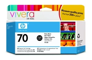 Inkoustová náplň HP 70 foto černá 130 ml C9449A