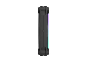 Fractal Design Momentum 12 RGB, 3-pack, Black - obrázek 2