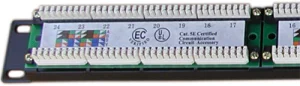 DATACOM Patch panel 24x RJ-45,Cat5e UTP,1U,19" LSA - obrázek 2
