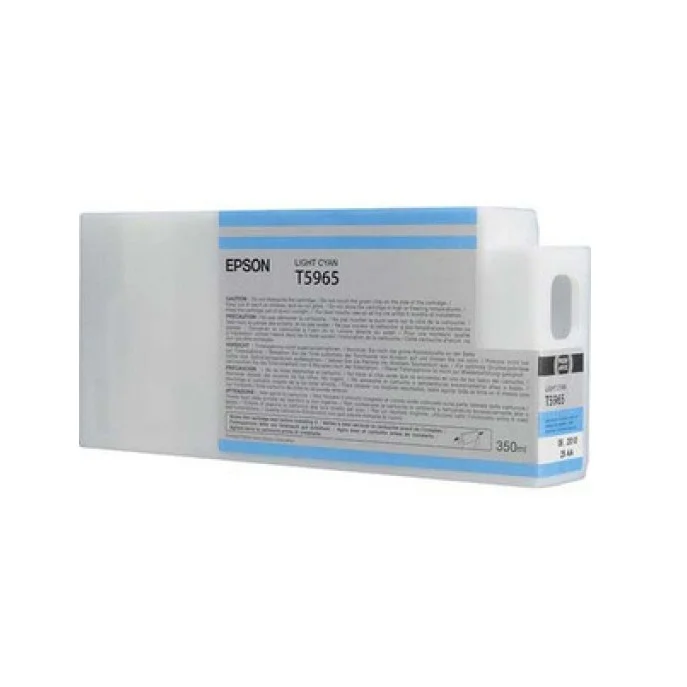 Inkoustová náplň Epson T596 světle azurová 350 ml