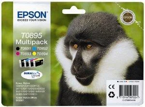 Inkoustová náplň EPSON T0895 CMYK DURABrite Ultra multipack