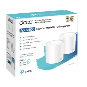 TP-Link AX5400 Smart Home Mesh WiFi6 System Deco X60(2-pack) - obrázek 2