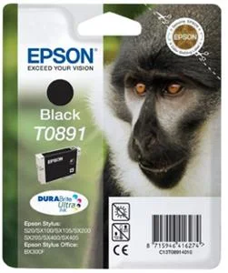 Inkoustová náplň Epson T0891 černá 6 ml SX10x 20x 40x