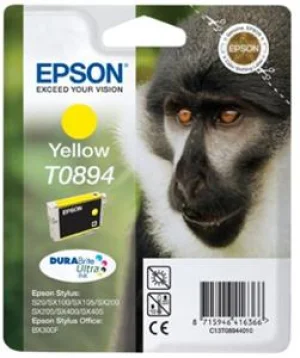 Inkoustová náplň EPSON T0894 žlutá SX10x/20x/40x