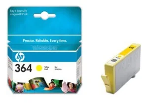 Inkoustová náplň HP 364 žlutá 3 ml CB320EE