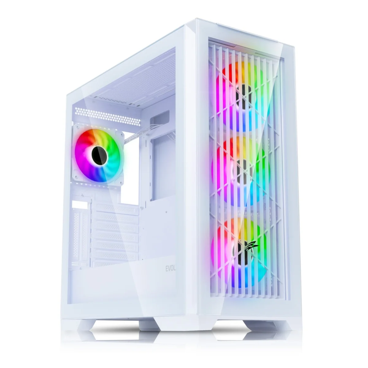 EVOLVEO Ptero Q2G,ATX/4x ARGB 120/sklo čelo+bok