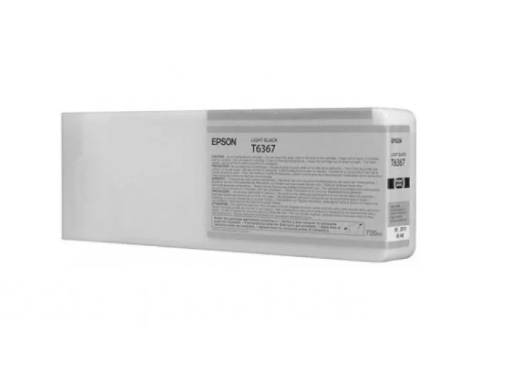 Inkoustová náplň Epson T6367 světle černá 700 ml