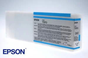 Inkoustová náplň Epson T591 azurová 700 ml