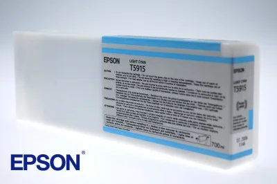 Inkoustová náplň Epson T591 světle azurová 700 ml