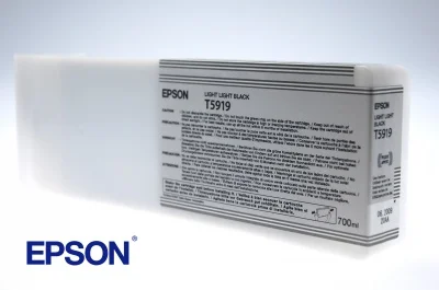 Inkoustová náplň Epson T591 světle světle černá 700 ml