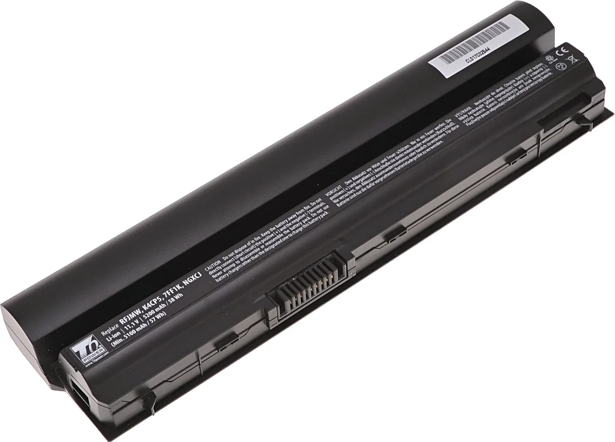 Baterie T6 Power pro Dell Latitude E6220, E6230, E6320, E6330, E6430s, 5200mAh, 58Wh, 6cell