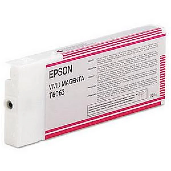 Inkoustová náplň Epson T606 purpurová 220 ml