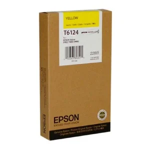 Inkoustová náplň Epson T612 žlutá 220 ml
