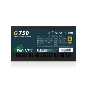 EVOLVEO G750,750W,ATX3.1,14cm,aPFC,80+GOLD,3YRW - obrázek 13