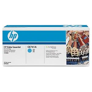 Toner HP CE741A azurový 7300 stran