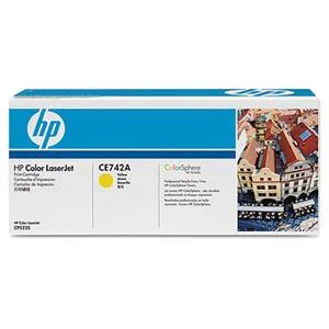 Toner HP CE742A žlutý 7300 stran