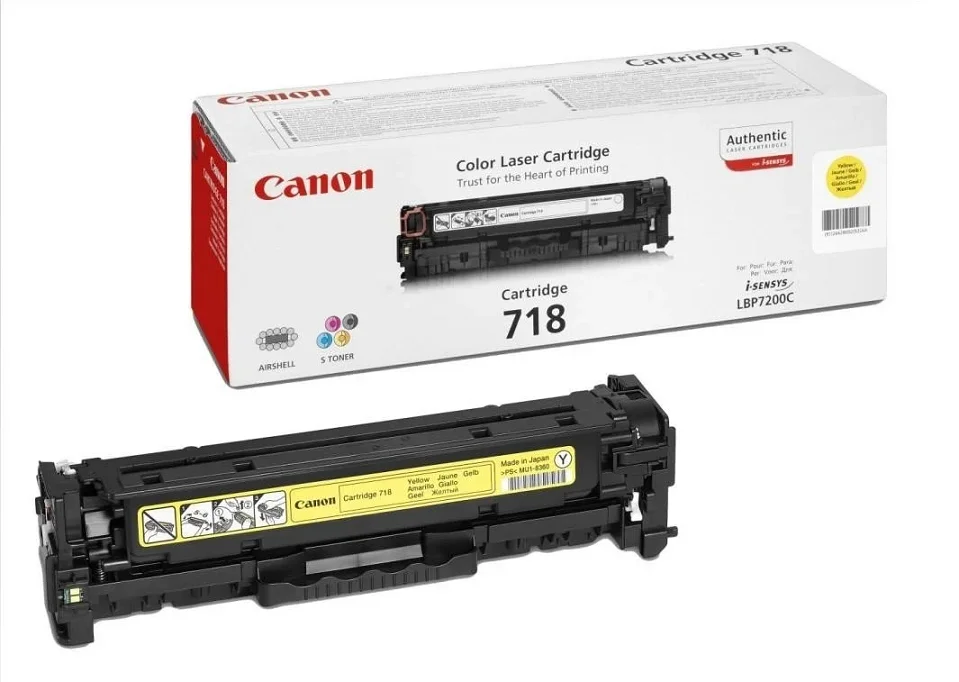 Canon toner CRG-718Y, žlutý