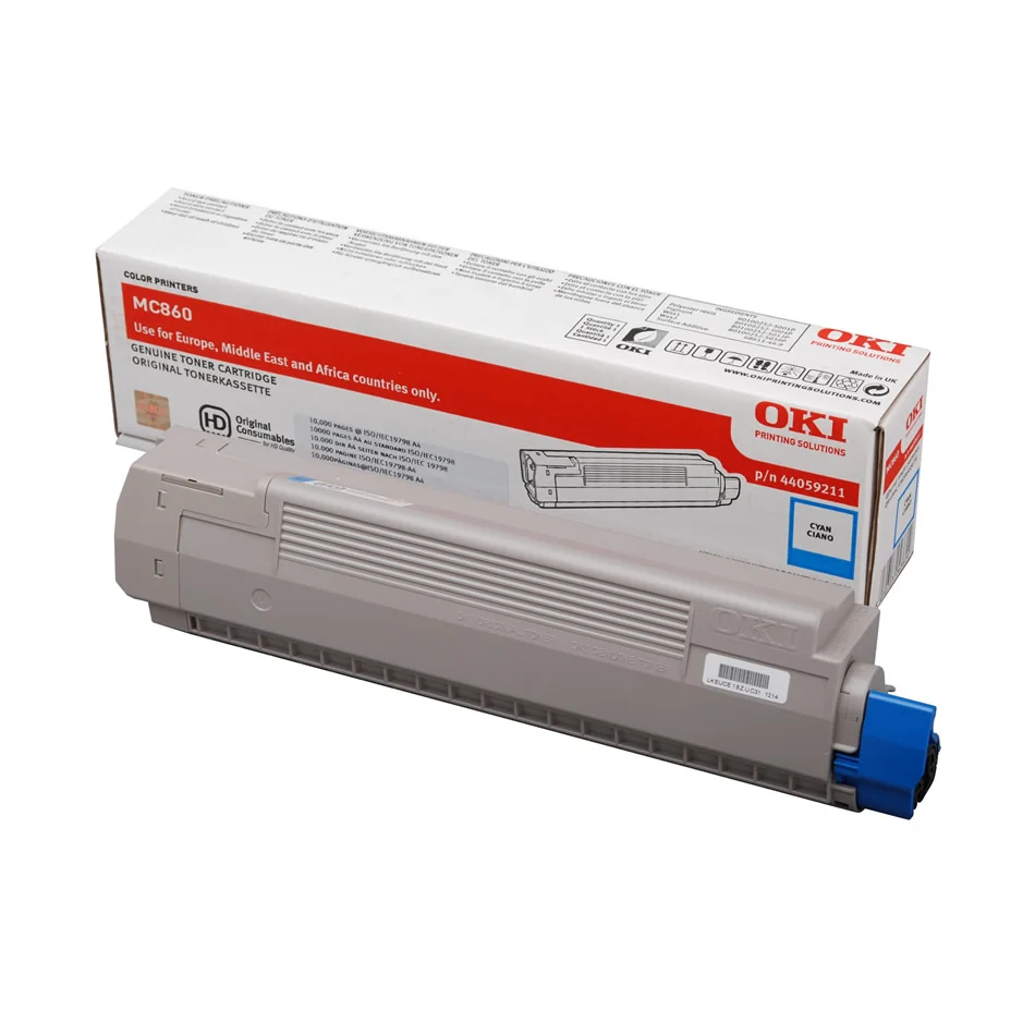 Toner OKI MC860 azurový 10000 stran