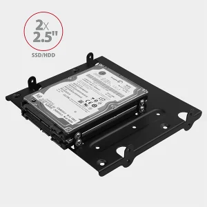AXAGON RHD-435, kovový rámeček pro 4x 2.5" nebo 2x 2.5" HDD/SSD  a 1x 3.5" HDD do 5.25" pozice - obrázek 3