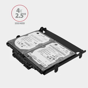 AXAGON RHD-435, kovový rámeček pro 4x 2.5" nebo 2x 2.5" HDD/SSD  a 1x 3.5" HDD do 5.25" pozice - obrázek 4