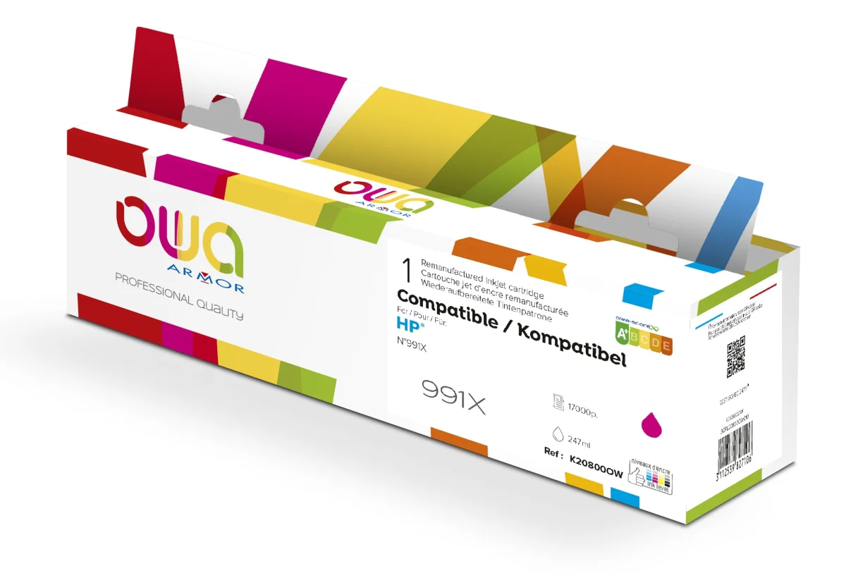 Toner HP M0J94AE purpurový 17000 stran 247 ml 991X (ARMOR)