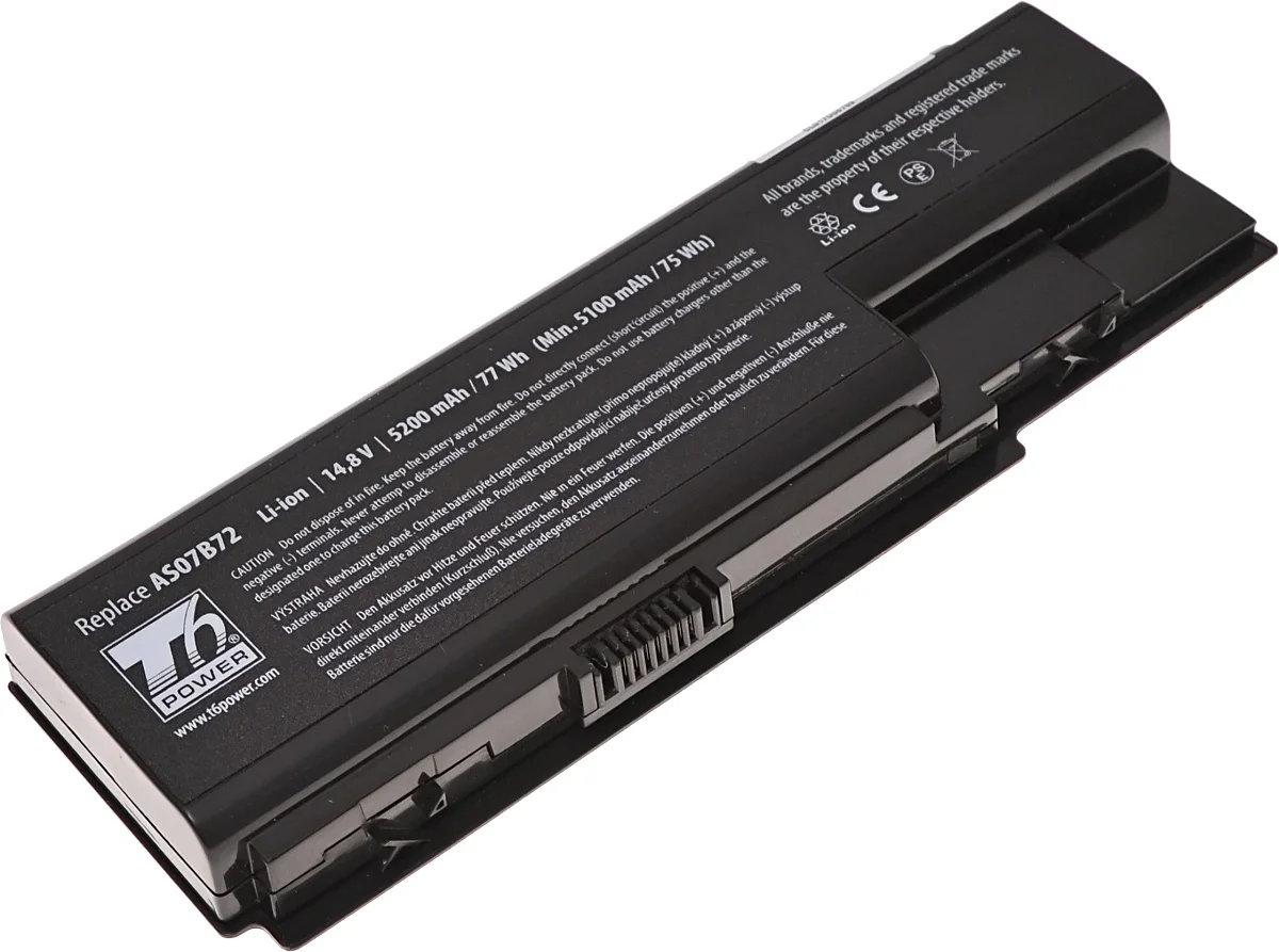Baterie Acer Aspire 5310/5520/5720/5920 77Wh 5200mAh (T6 Power)