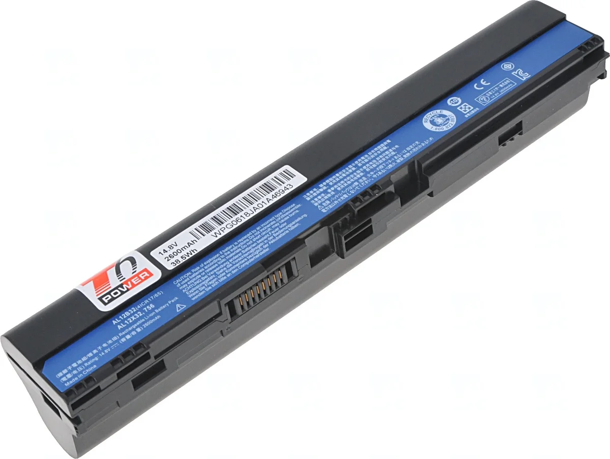 Baterie Acer Aspire One 725, 756, V5-121 2600mAh 38,5Wh