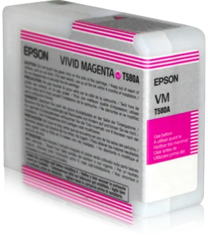 Inkoustová náplň Epson T580A00 purpurová 80 ml