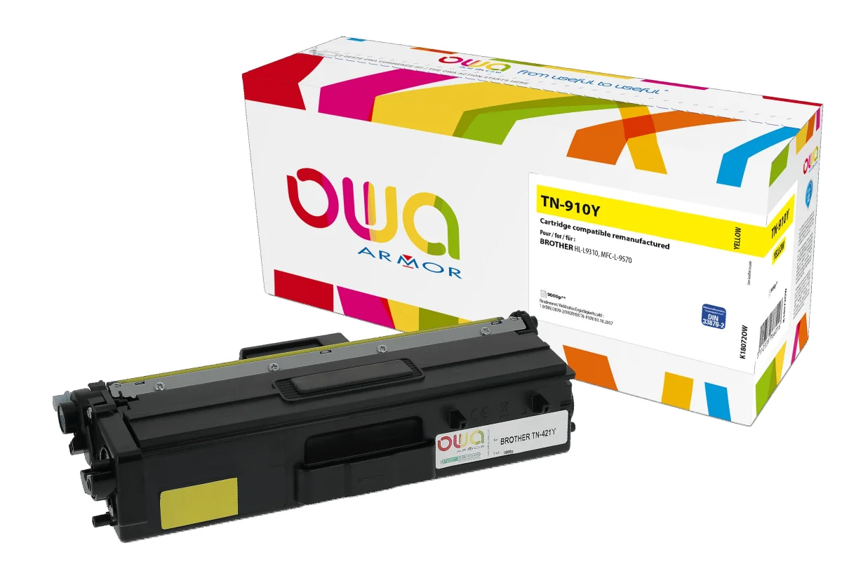 Toner Brother TN-910Y žlutý 9000 stran (Armor)