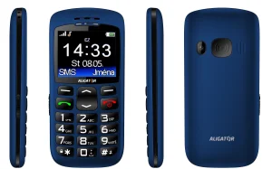 ALIGATOR A670 Senior modrý + stol.nab. - obrázek 3