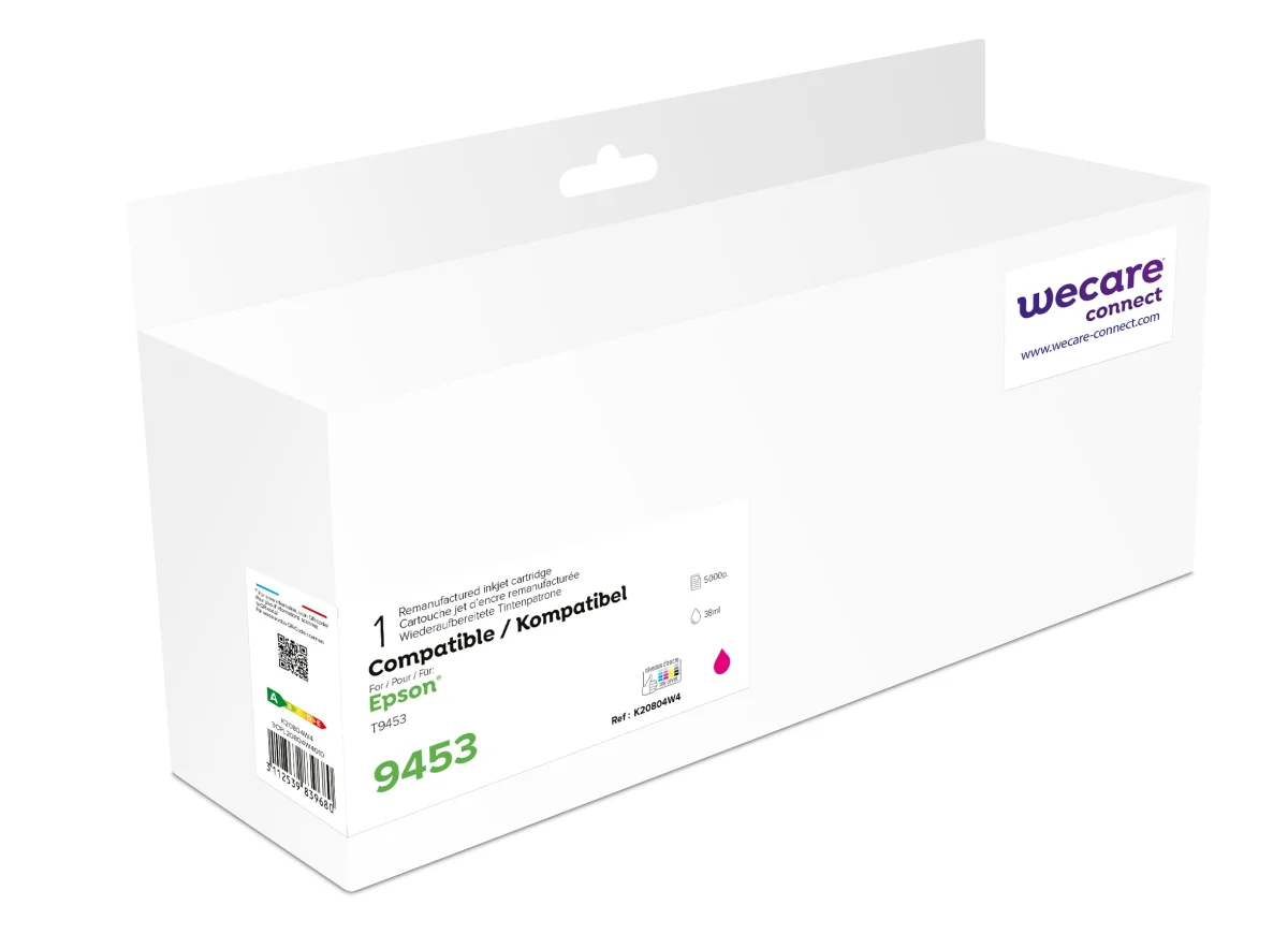 WECARE ARMOR ink kompatibilní s Epson C13T945340, červená/magenta