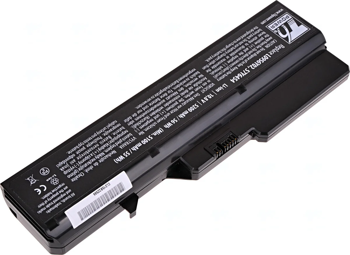 Baterie Lenovo IdeaPad G460/G465/G470/G475/G560/G565/G570 58Wh (T6 Power)