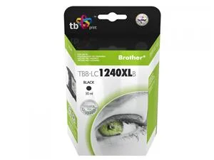 Inkoustová náplň Brother LC1240BK černá 30 ml (TB)
