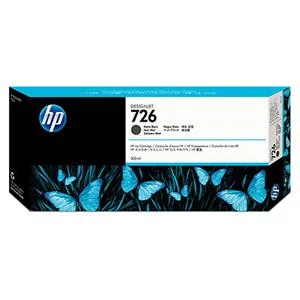 Inkoustová náplň HP 726 matná černá 300 ml CH575A