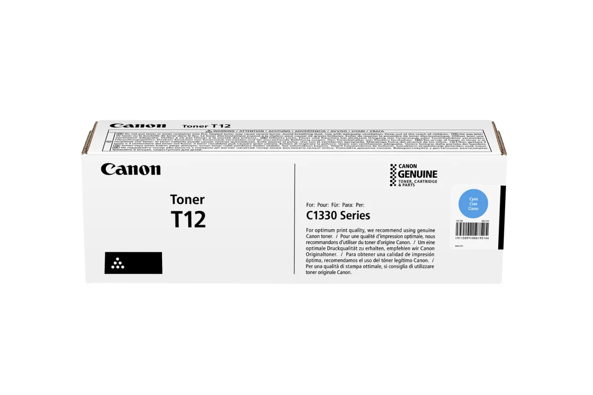 Toner Canon T12 azurový 5300 stran