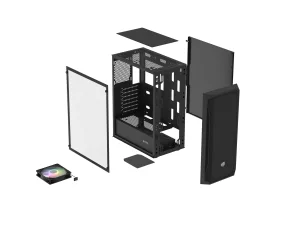 PC skříň Fury SHOBO SH4 RGB Midi Tower, Window, - obrázek 2