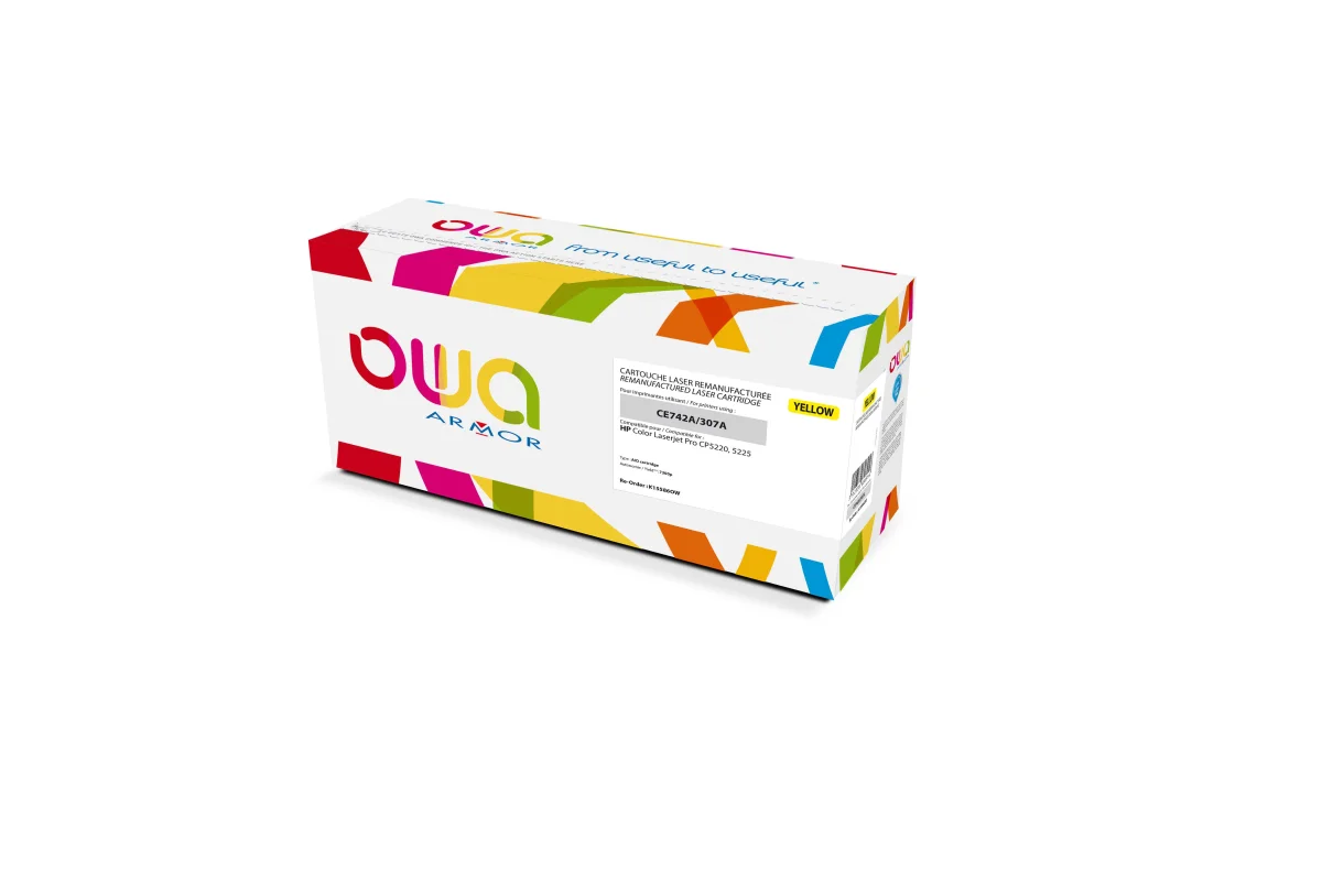 Toner HP CE742A žlutý 7300 stran (ARMOR)