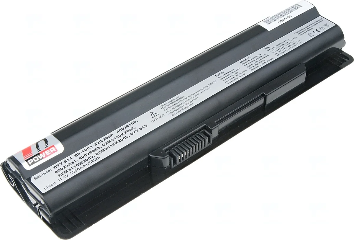 Baterie MSI CX650/FR610/FR620/FR700/FX400/FX600 58Wh (T6 Power)