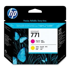 Inkoustová náplň HP 771 purpurová/žlutá CE018A
